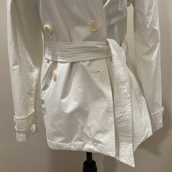 Lauren Ralph Lauren White Double-Breasted Lightweight Jacket/Blazer - Size Small - Picture 3 of 10